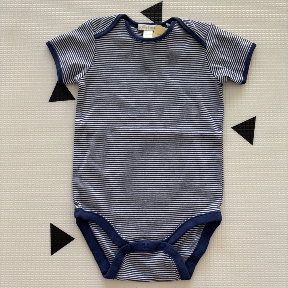 Pottery Barn Kids striped bodysuit